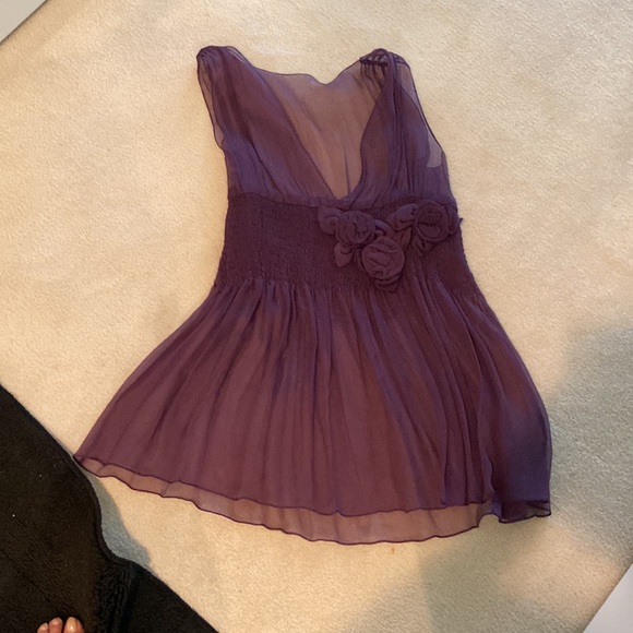 Sheer Silk Blouse - Picture 7 of 10